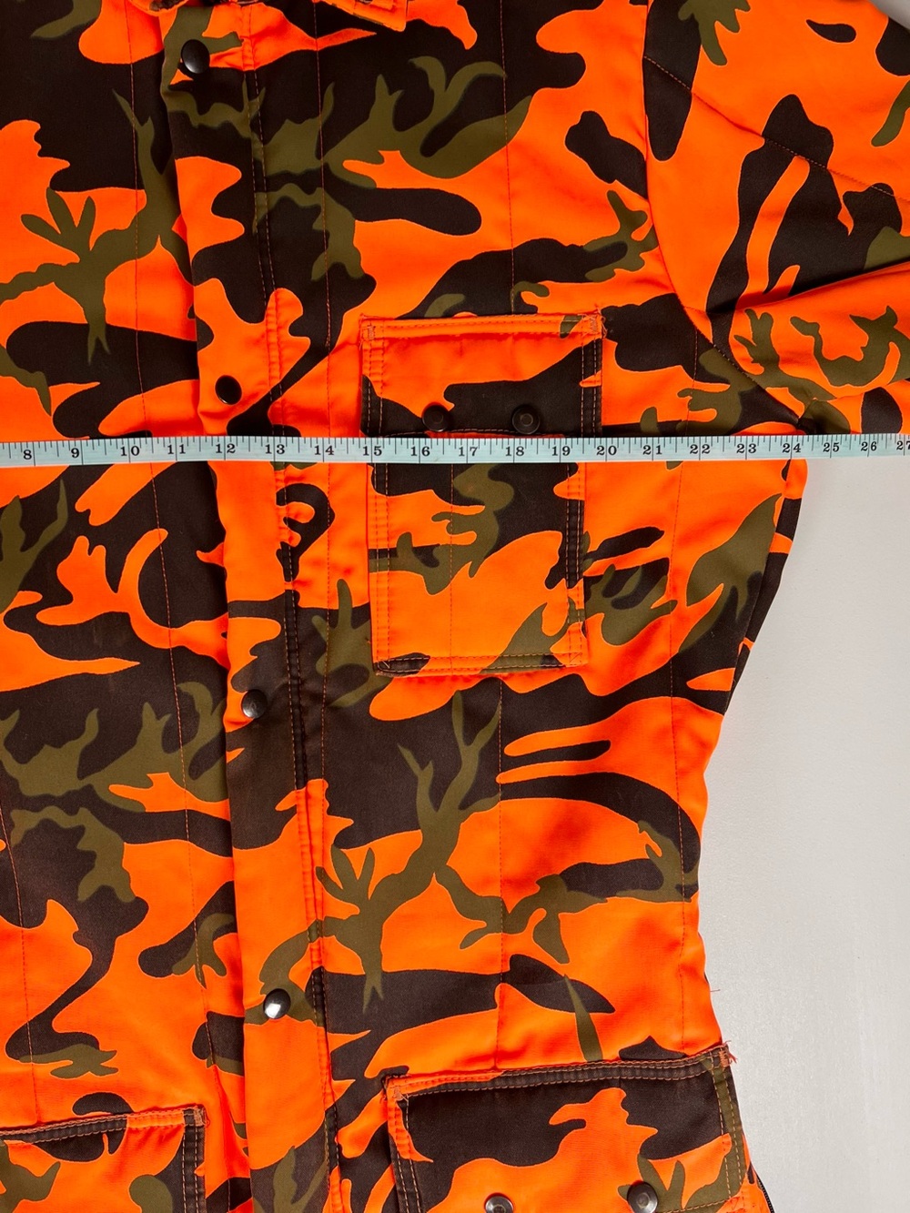 VTG Chiller Killer Saftbak Orange Camo Insulated Hunting Coveralls Workwear XL - Picture 11 of 15